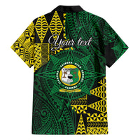 Personalised Tonga Liahona High School Family Matching Puletasi and Hawaiian Shirt Since 1948 Special Kupesi Pattern LT9 - Polynesian Pride