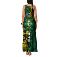 Personalised Tonga Liahona High School Family Matching Tank Maxi Dress and Hawaiian Shirt Since 1948 Special Kupesi Pattern LT9 - Polynesian Pride