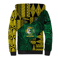 Personalised Tonga Liahona High School Sherpa Hoodie Since 1948 Special Kupesi Pattern LT9 - Polynesian Pride