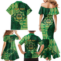 Personalised Tonga Saineha High School Family Matching Mermaid Dress and Hawaiian Shirt Since 1978 Special Kupesi Pattern LT9 - Polynesian Pride