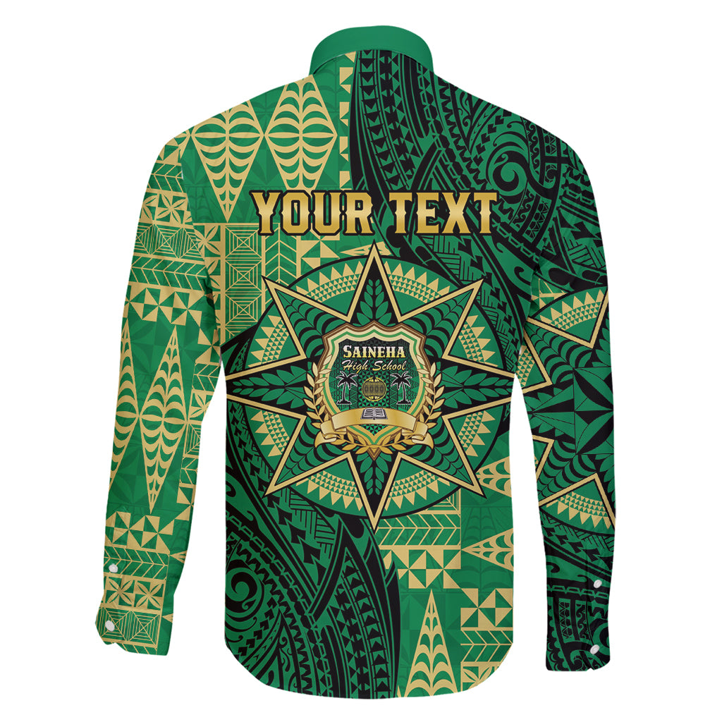 Personalised Tonga Saineha High School Family Matching Mermaid Dress and Hawaiian Shirt Since 1978 Special Kupesi Pattern LT9 - Polynesian Pride