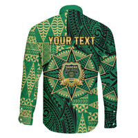 Personalised Tonga Saineha High School Family Matching Puletasi and Hawaiian Shirt Since 1978 Special Kupesi Pattern LT9 - Polynesian Pride