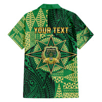 Personalised Tonga Saineha High School Family Matching Short Sleeve Bodycon Dress and Hawaiian Shirt Since 1978 Special Kupesi Pattern LT9 - Polynesian Pride
