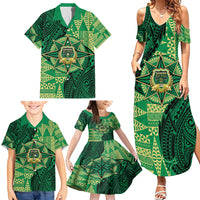 Personalised Tonga Saineha High School Family Matching Summer Maxi Dress and Hawaiian Shirt Since 1978 Special Kupesi Pattern LT9 - Polynesian Pride