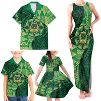 Personalised Tonga Saineha High School Family Matching Tank Maxi Dress and Hawaiian Shirt Since 1978 Special Kupesi Pattern LT9 - Polynesian Pride