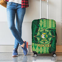 Personalised Tonga Saineha High School Luggage Cover Since 1978 Special Kupesi Pattern LT9 - Polynesian Pride
