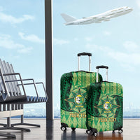 Personalised Tonga Saineha High School Luggage Cover Since 1978 Special Kupesi Pattern LT9 - Polynesian Pride