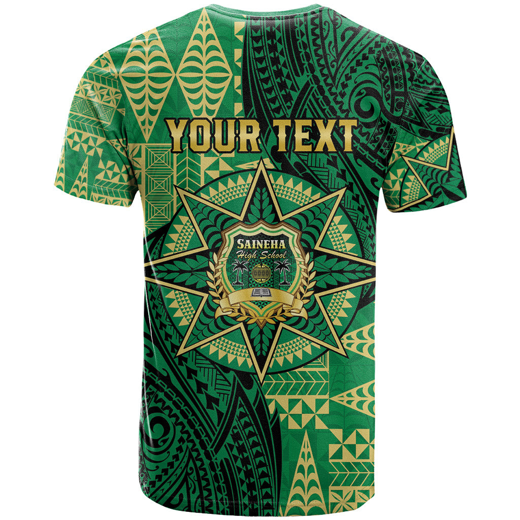 Personalised Tonga Saineha High School T Shirt Since 1978 Special Kupesi Pattern LT9 - Polynesian Pride
