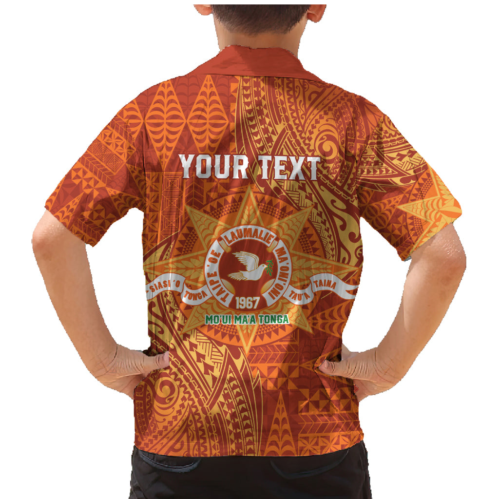Personalised Tonga Tailulu College Family Matching Mermaid Dress and Hawaiian Shirt Since 1967 Special Kupesi Pattern Version 1 LT9 - Polynesian Pride
