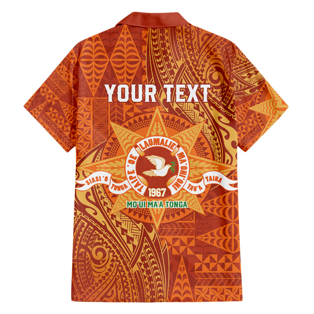 Personalised Tonga Tailulu College Family Matching Short Sleeve Bodycon Dress and Hawaiian Shirt Since 1967 Special Kupesi Pattern Version 1 LT9 - Polynesian Pride