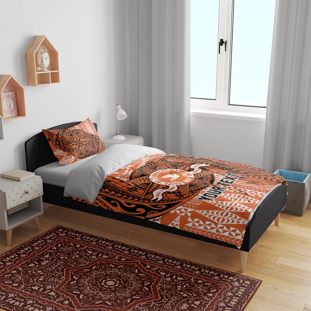 Personalised Tonga Tailulu College Bedding Set Since 1967 Special Kupesi Pattern Version 2