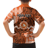 Personalised Tonga Tailulu College Family Matching Short Sleeve Bodycon Dress and Hawaiian Shirt Since 1967 Special Kupesi Pattern Version 2 LT9 - Polynesian Pride
