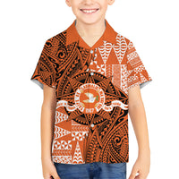Personalised Tonga Tailulu College Family Matching Short Sleeve Bodycon Dress and Hawaiian Shirt Since 1967 Special Kupesi Pattern Version 2 LT9 Son's Shirt Black - Polynesian Pride