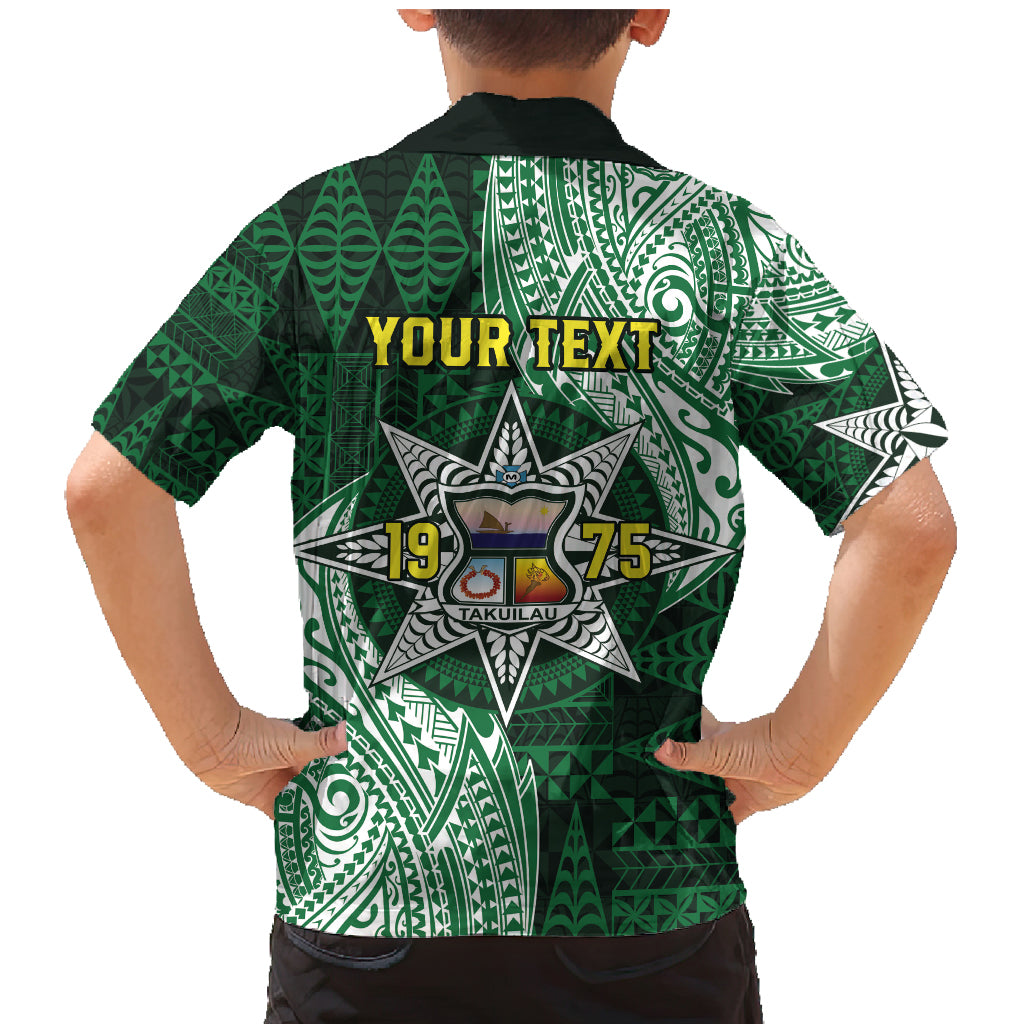 Personalised Tonga Takuilau College Family Matching Mermaid Dress and Hawaiian Shirt Since 1975 Special Kupesi Pattern LT9 - Polynesian Pride