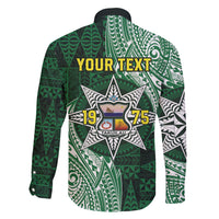 Personalised Tonga Takuilau College Family Matching Mermaid Dress and Hawaiian Shirt Since 1975 Special Kupesi Pattern LT9 - Polynesian Pride
