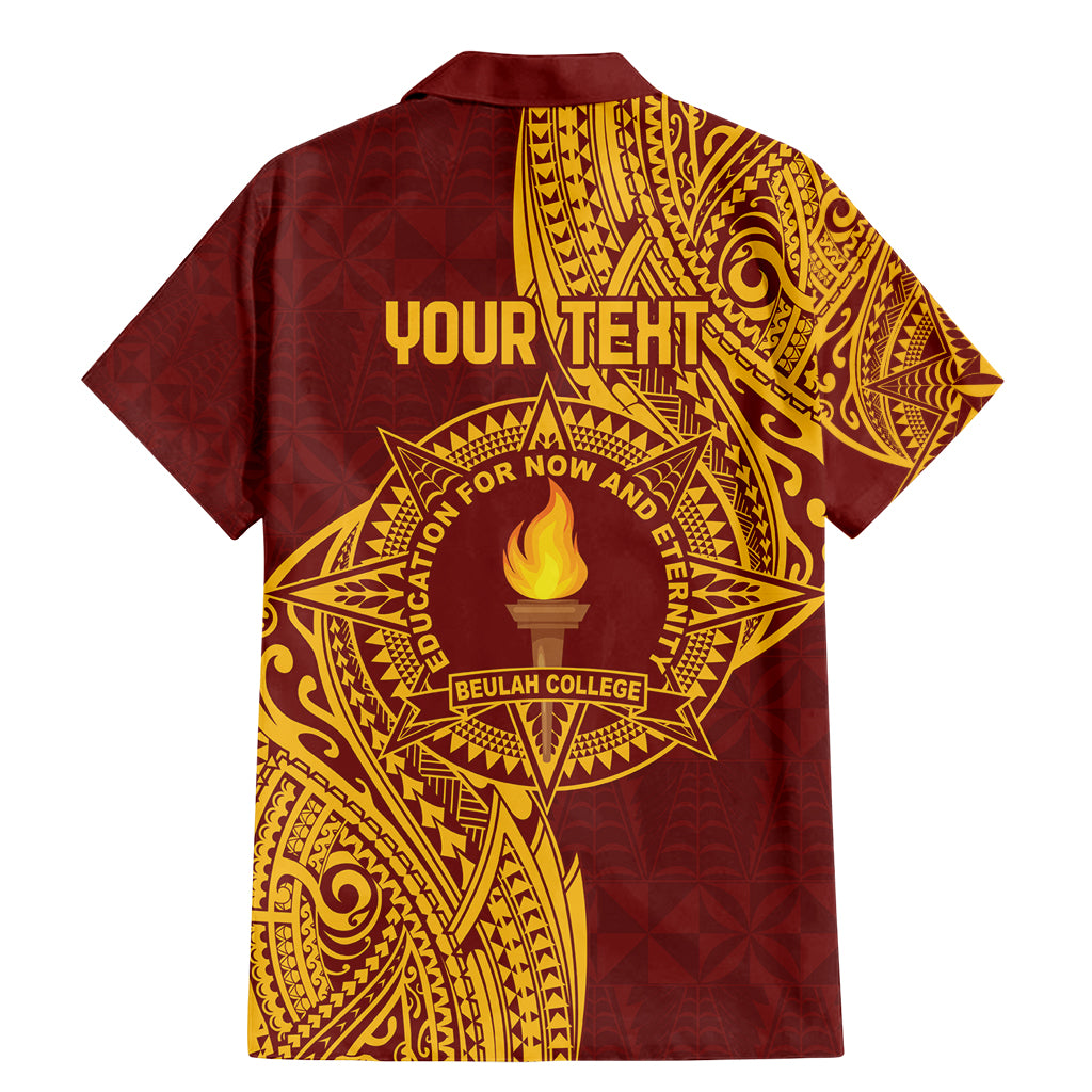 Personalised Tonga Beulah College Family Matching Mermaid Dress and Hawaiian Shirt Since 1938 Special Kupesi Pattern LT9 - Polynesian Pride
