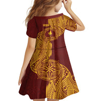 Personalised Tonga Beulah College Family Matching Tank Maxi Dress and Hawaiian Shirt Since 1938 Special Kupesi Pattern LT9 - Polynesian Pride