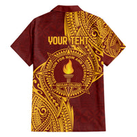 Personalised Tonga Beulah College Hawaiian Shirt Since 1938 Special Kupesi Pattern LT9 - Polynesian Pride