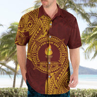 Personalised Tonga Beulah College Hawaiian Shirt Since 1938 Special Kupesi Pattern LT9 - Polynesian Pride