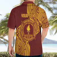 Personalised Tonga Beulah College Hawaiian Shirt Since 1938 Special Kupesi Pattern LT9 - Polynesian Pride