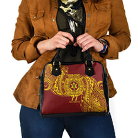 Personalised Tonga High School 77th Anniversary Shoulder Handbag Special Kupesi Pattern
