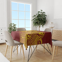 Personalised Tonga High School 77th Anniversary Tablecloth Special Kupesi Pattern