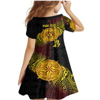 Personalised Tonga High School Family Matching Mermaid Dress and Hawaiian Shirt Since 1947 Special Kupesi Pattern LT9 - Polynesian Pride