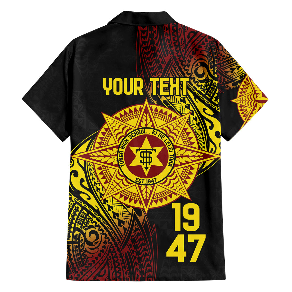 Personalised Tonga High School Family Matching Off Shoulder Maxi Dress and Hawaiian Shirt Since 1947 Special Kupesi Pattern LT9 - Polynesian Pride