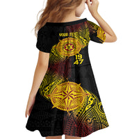 Personalised Tonga High School Family Matching Puletasi and Hawaiian Shirt Since 1947 Special Kupesi Pattern