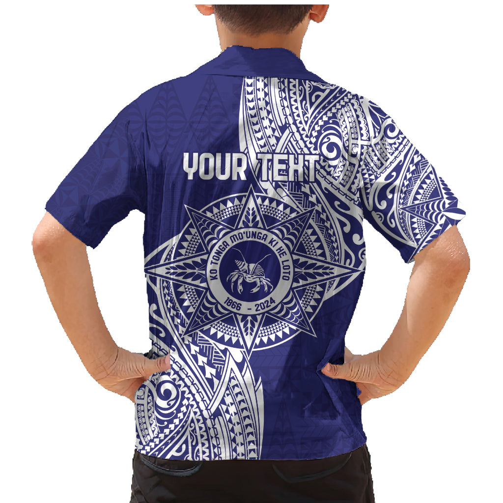 Personalised Tonga Tupou College Tolo 158th Anniversary Family Matching Mermaid Dress and Hawaiian Shirt Special Kupesi Pattern LT9 - Polynesian Pride