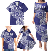 Personalised Tonga Tupou College Tolo 158th Anniversary Family Matching Puletasi and Hawaiian Shirt Special Kupesi Pattern LT9 - Polynesian Pride