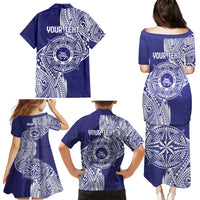 Personalised Tonga Tupou College Tolo 158th Anniversary Family Matching Puletasi and Hawaiian Shirt Special Kupesi Pattern LT9 - Polynesian Pride