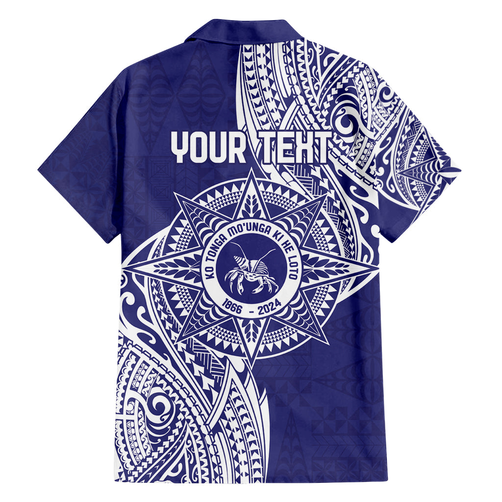 Personalised Tonga Tupou College Tolo 158th Anniversary Family Matching Tank Maxi Dress and Hawaiian Shirt Special Kupesi Pattern LT9 - Polynesian Pride