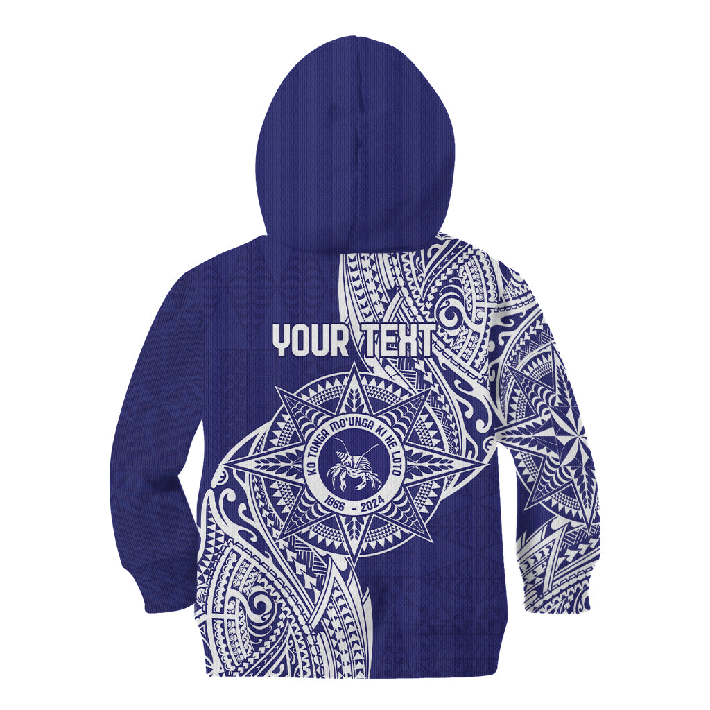 Personalised Tonga Tupou College Tolo 158th Anniversary Kid Hoodie Special Kupesi Pattern LT9 - Polynesian Pride