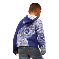 Personalised Tonga Tupou College Tolo 158th Anniversary Kid Hoodie Special Kupesi Pattern LT9 - Polynesian Pride