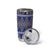 Vintage Bula Fiji Tumbler Cup Prussian Blue Tapa Masi Motif