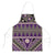Vintage Bula Fiji Apron Purple Tapa Masi Motif - Polynesian Pride