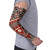Vintage Bula Fiji Arm Sleeves Red Tapa Masi Motif - Polynesian Pride