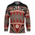 Vintage Bula Fiji Hockey Jersey Red Tapa Masi Motif - Polynesian Pride
