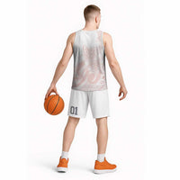 Polynesian Tribal Plumeria Lotu Tamaiti Basketball Jersey Pastel Blush LT9 - Polynesian Pride