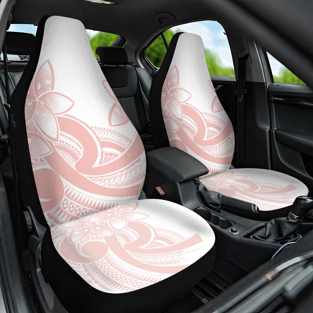 Polynesian Tribal Plumeria Lotu Tamaiti Car Seat Cover Pastel Blush LT9 One Size Blush - Polynesian Pride