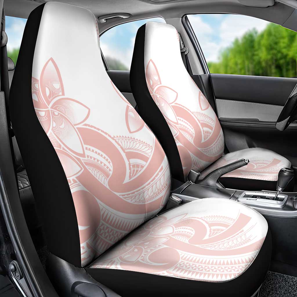 Polynesian Tribal Plumeria Lotu Tamaiti Car Seat Cover Pastel Blush LT9 - Polynesian Pride