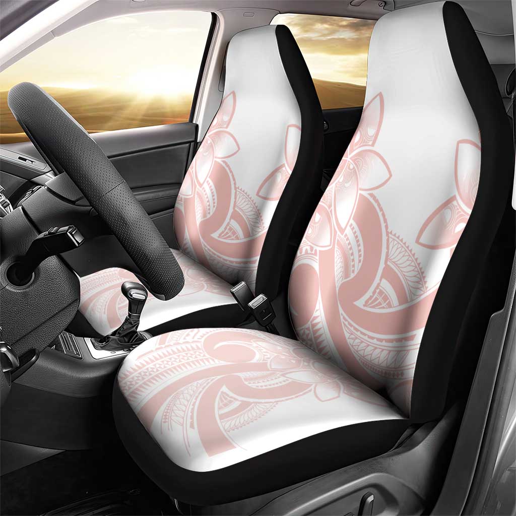 Polynesian Tribal Plumeria Lotu Tamaiti Car Seat Cover Pastel Blush LT9 - Polynesian Pride
