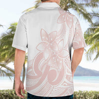 Polynesian Tribal Plumeria Lotu Tamaiti Hawaiian Shirt Pastel Blush LT9 - Polynesian Pride