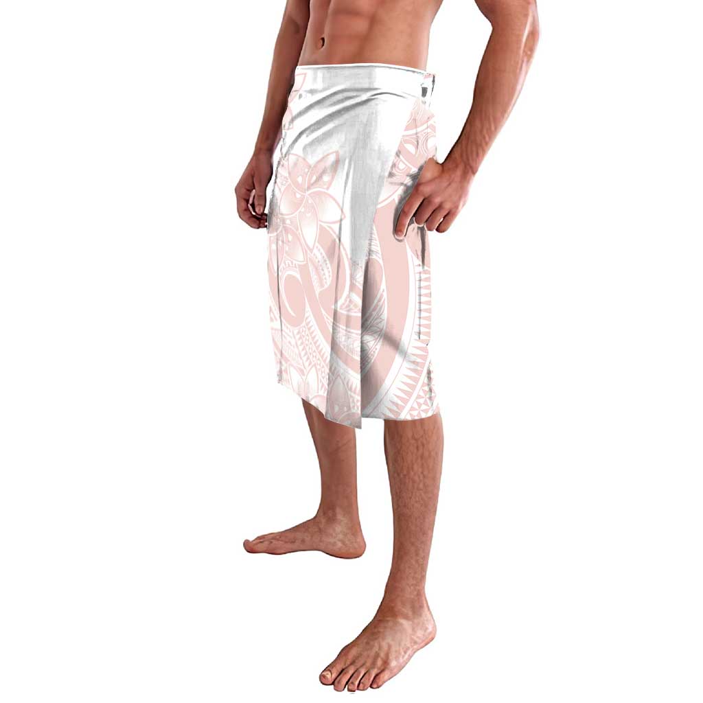 Polynesian Tribal Plumeria Lotu Tamaiti Lavalava Pastel Blush - Polynesian Pride