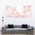 Polynesian Tribal Plumeria Lotu Tamaiti Tapestry Pastel Blush - Polynesian Pride