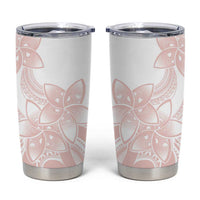 Polynesian Tribal Plumeria Lotu Tamaiti Tumbler Cup Pastel Blush LT9 Blush - Polynesian Pride