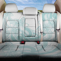 Polynesian Tribal Plumeria Lotu Tamaiti Back Car Seat Cover Pastel Cyan LT9 One Size Cyan - Polynesian Pride