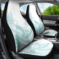 Polynesian Tribal Plumeria Lotu Tamaiti Car Seat Cover Pastel Cyan LT9 - Polynesian Pride