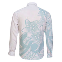 Polynesian Tribal Plumeria Lotu Tamaiti Family Matching Puletasi and Hawaiian Shirt Pastel Cyan LT9 - Polynesian Pride